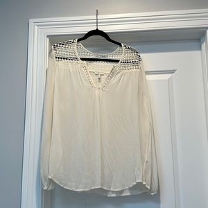 Joie lace detail blouse